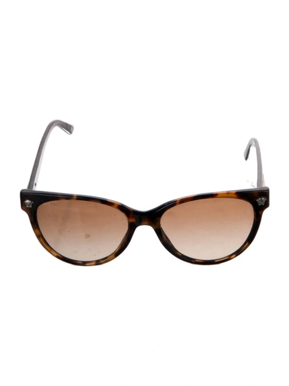Versace Women's Tortoiseshell Sunglasses with Brown Gradient Lenses - Picture 4 of 8